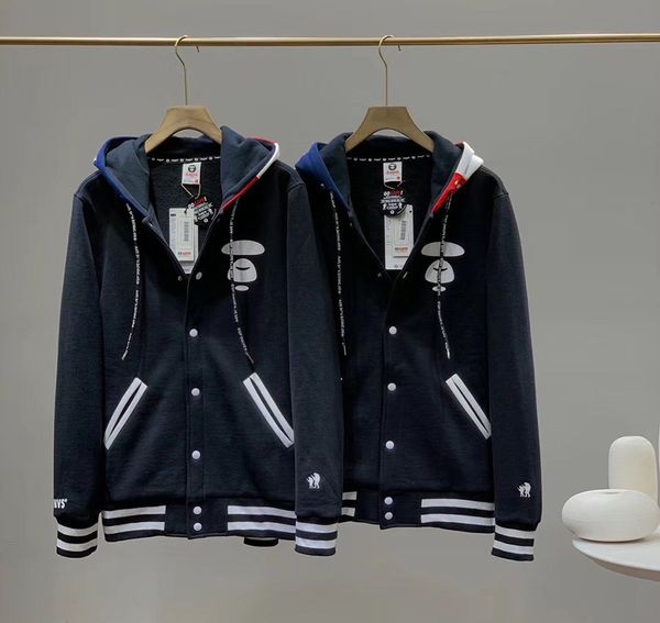 

ape mens hoodie luxury mens designer hoodie dhl cardigan embroidery thicken spring hoodie fashion mens jackets, Black;brown