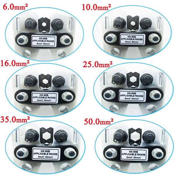 

hx-50в ручной опрессовки для 6-50mm2 1-10awg кабеля y200321