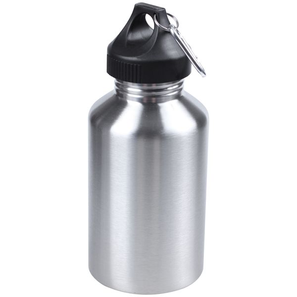 

2000ml stainless steel drinking water bottle cycling camping hiking silver