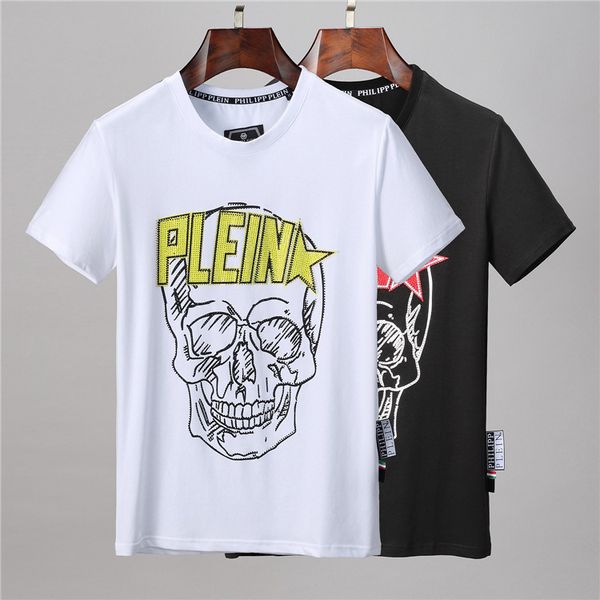 

2020 new men's t-shirt summer brand designer t-shirt round neck luxury standard, White