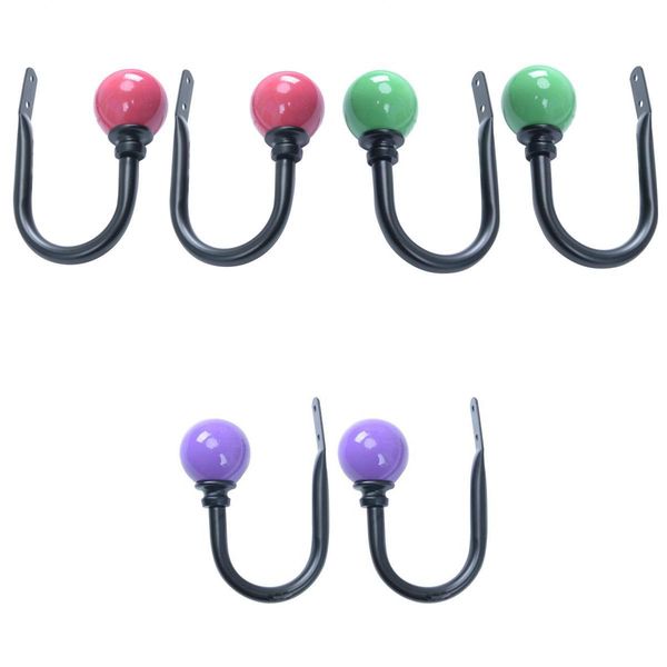 

set of 6 curtain tiebacks wall hook for home office studio