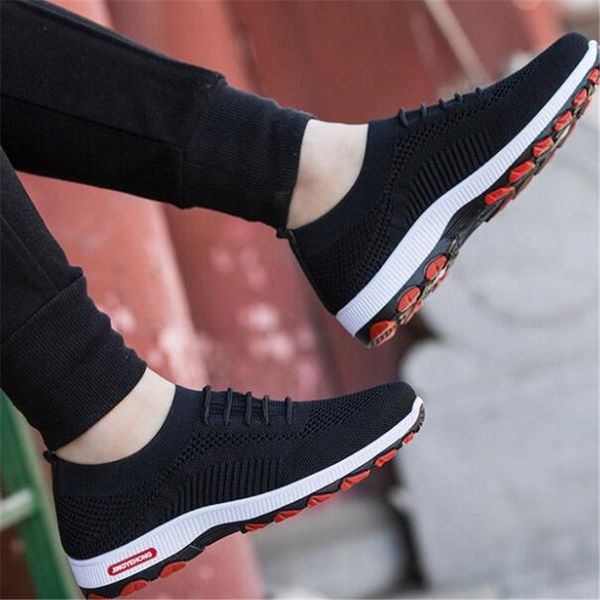 

dropshipping new spring men's shoes wild sports casual mens shoes woven breathable men sneakers shoes zapatos de hombre loafers, Black