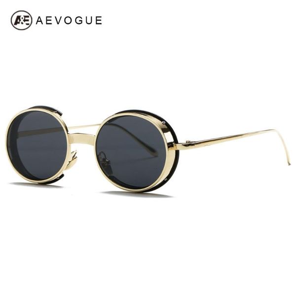 

aevogue sunglasses women brand designer oval copper frame summer style coating lens sun glasses uv400 ae0463, White;black