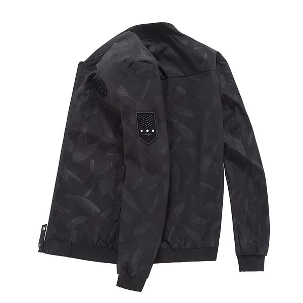 

floral jacket 2019 spring autumn mens hooded jackets slim fit long sleeve homme trendy windbreaker coat brand clothing 4xl, Black;brown
