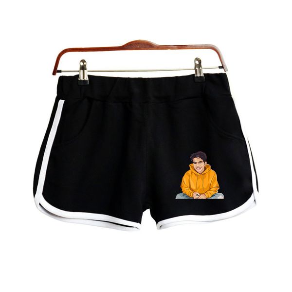 

2019 r.i.p. cameron boyce masterpiece descendants 2d print women shorts clothes harajuku ladies kawaii shorts, White;black