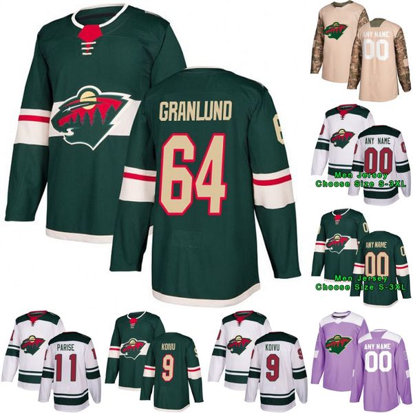 

40 Devan Dubnyk 2019 All Star Minnesota Wild Zach Parise Mikael Granlund Nick Seeler Alex Stalock Ryan Suter Eric Staal Jason Zucker Jerseys
