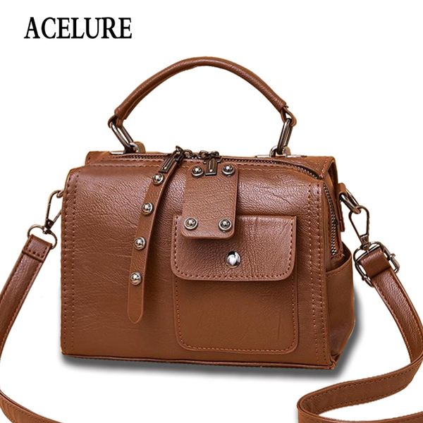 

acelure rivet декоѬ плоной ве pu кожи плеа crossbody ђмки пѬое ил мода женкие ђ