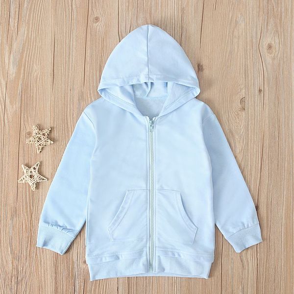 

new fashion kids jackets baby boys coats long sleeve zipper letter hooded outwear toddler children clothes, Blue;gray
