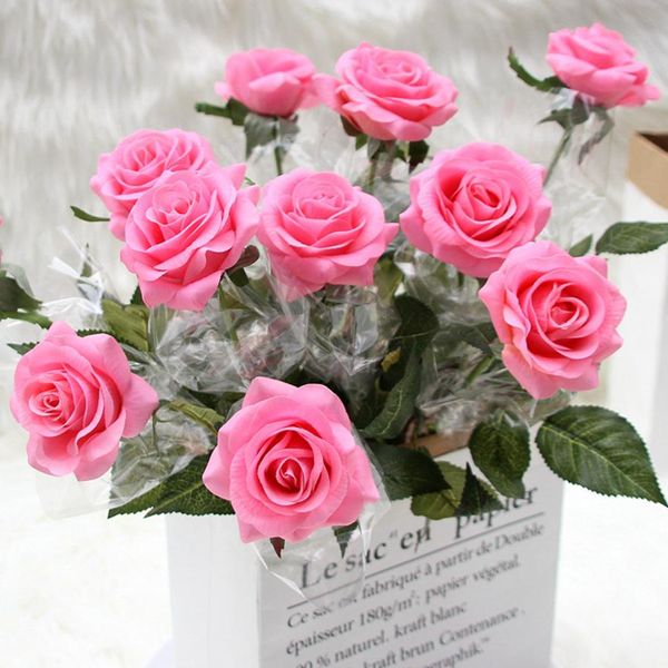 

artificial roses flowers cute small silk white rose flowers wedding decoration party supplies artificial flower