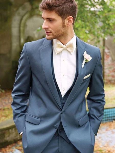 

anniebritney blue 3 piece slim fit men fashion suit cutsom groom wedding tuxedo prom wedding tailor made men suit with pants, White;black