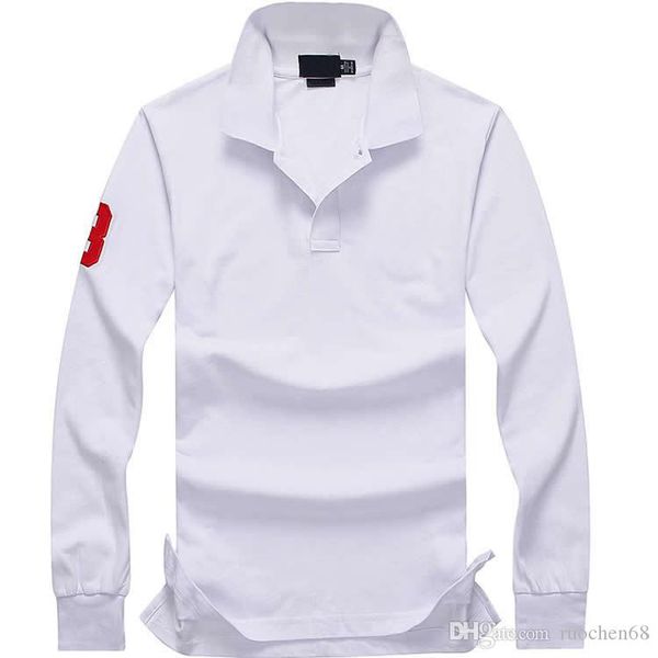 

классическая мужская рубашка с длинными рукавами 2019 новая мужская мода гольф рубашка мужские спортивные повседневные рубашки брендовая руб, White;black