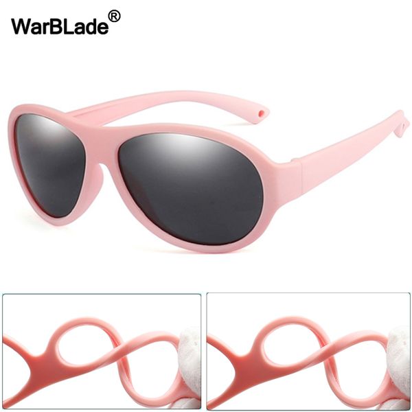 

warblade square kids polarized sunglasses boys girls children sun glasses tr90 safety baby infant shades eyewear uv400 oculos, White;black