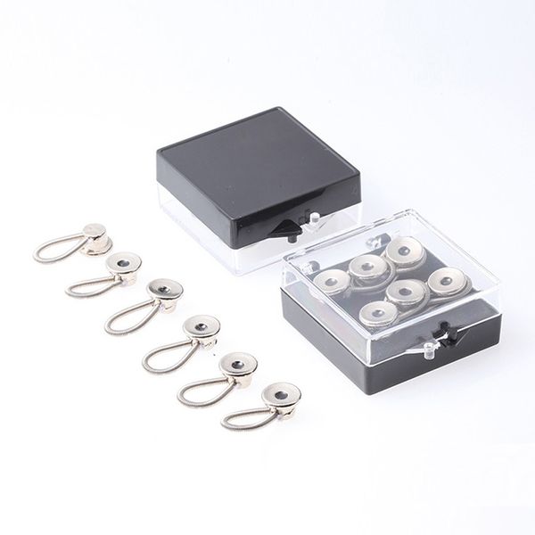 

6 pcs collar pant extender buttons jeans waist extension elastic extended for shirt trousers ja55, Blike;white