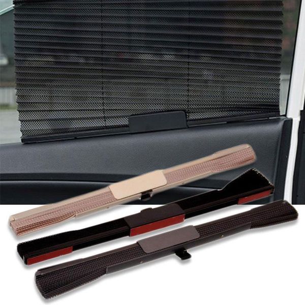 

60x40cm car window retractable sun shade shield visor window sunshade curtain roller blinds automatic rolling shield