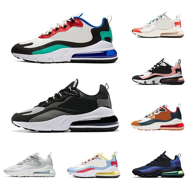 

react men women running shoes safari bauhaus optical white black metallic gold mens trainers sports sneakers chassures size 36-45