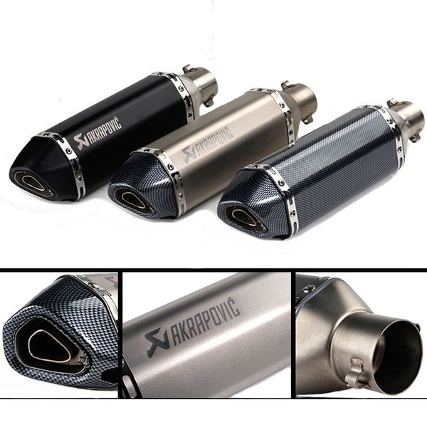

36mm-51mm universal muffler exhaust escape motorcycle for akrapovic yoshimura pipe pitbike db killer cafe racer crf 230 gsr 600