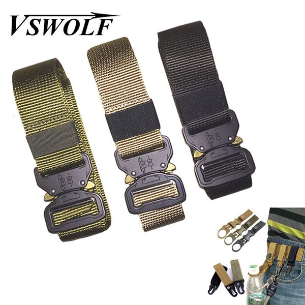 

125-145cm long belt tactical nylon belt us army style jeans metal buckle waist strap mens accessories outdoor, Black;brown