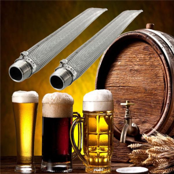 

30cm &12 inch stainless steel bazooka screen 1/2" npt homebrew beer mash filter