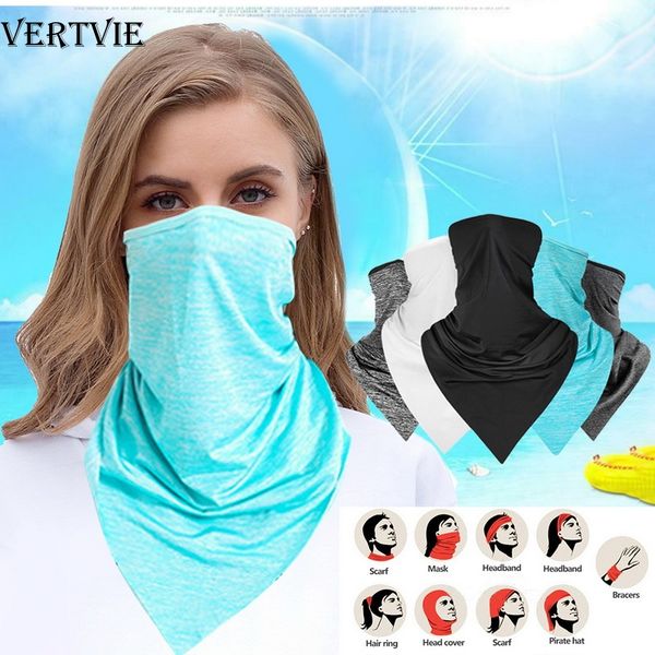 

vertvie велоспорт спорт шарф открытый шеи ручной банданы кемпинг шарфы мульти funtion пылезащитный езда солнцезащитный крем банданы шарф, Black