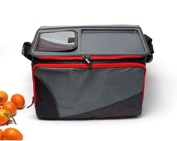 

big capacity thermal folding cooler bag picnic lunch box insulated cool handbags ice pack vehicle insulation thermo bags