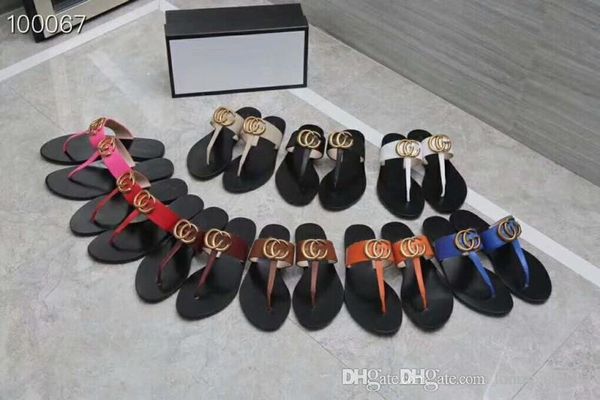 

2019 Классические сандалии на плоской подошве, черные кожаные стринги, повседневны