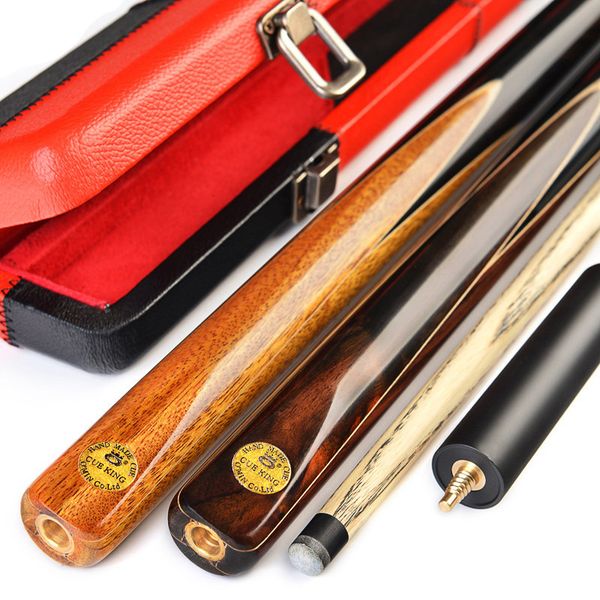 

3/4 chinese snooker cue stick omin cue king series 11.5mm tip ash shaft brass joint solid wood buhandmade billiard pool