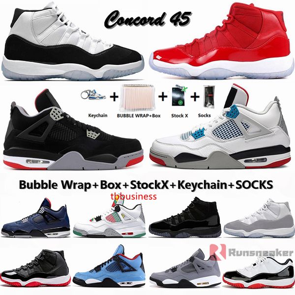 

2020 stock x concord 45 win like space jam bred 11 11s mens basketball shoes 4 4s what the cactus jack pure money sports sneakers