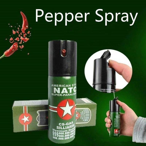 

110мл 60ML перечный спрей для женщин Lady Girls Самооборона Серия продукта Мини Pepper Spray инструменты Женщины обороны