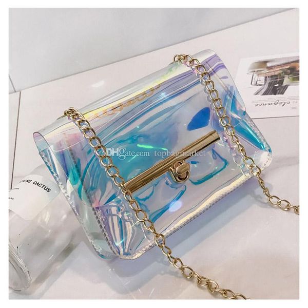 

мода мешка плеча женщины в прозрачных пвх tote девушки многофункционального композитного crossbody сумка новой сумка сумка