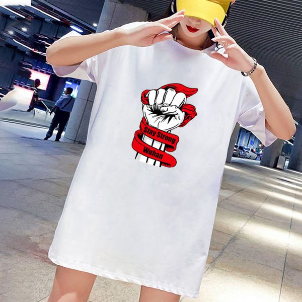 

2020 women designer clothes plus size women clothing ladies short sleeve dress stay strong china print dress -4xl, Black;gray