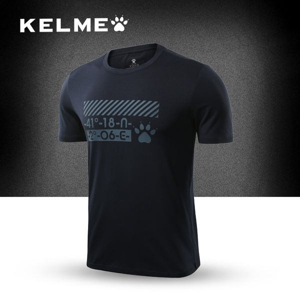 

kelme мужчины с коротким рукавом открытый running t shirt men quick dry спорт трикотажные мужская одежда спортивная тонкий горячие продажи 3