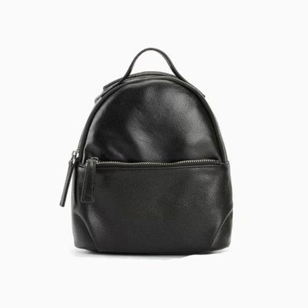 

belle2019 cowhide layer head both shoulders package ma'am concise genuine leather backpack more function travel packet