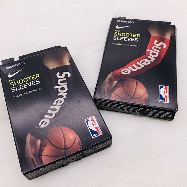 

Sup arm shooting sleeve Streetwear Hypebeast Red Fleece armbands FOR basketball gym