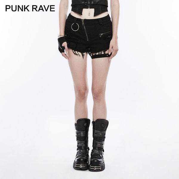 

punk rave 2020 punk заклепки black sexy girls маовй denim оѬ женин rock коѬокие ан лопок в, White;black