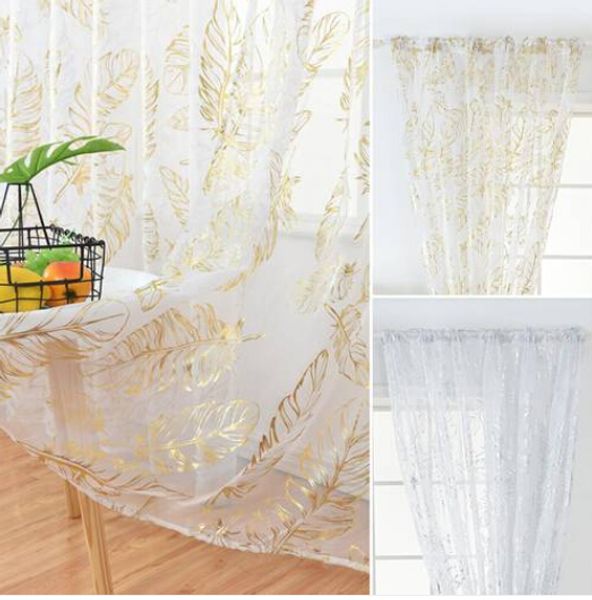 

sales wholesales 2m sheer voile window panel curtains bedroom balcony window screening sheer curtains