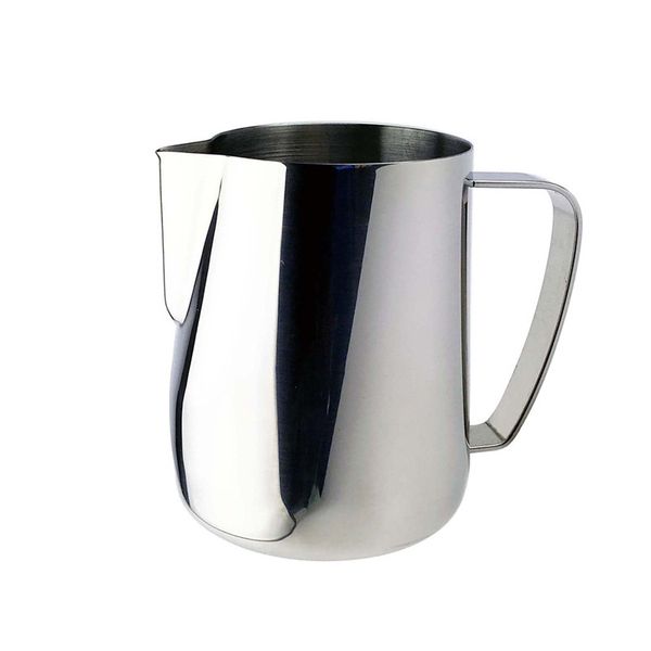 

1pc milk jug 350ml/600ml stainless steel frothing pitcher pull flower cup coffee milk frother latte art milk foam tool coffeware