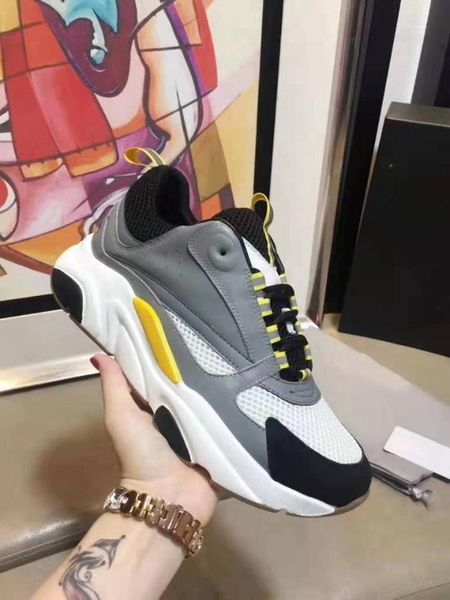 

l901 luxury designer mens shoes cushion sneaker designer mens jogging shoes multi-color breathable sports shoes for man and woman size 36-46, Black