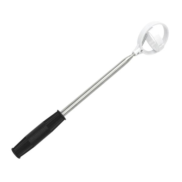 

golf ball retriever device automatically portable telescopic golf ball pick up tool scoop with stainless steel shaft