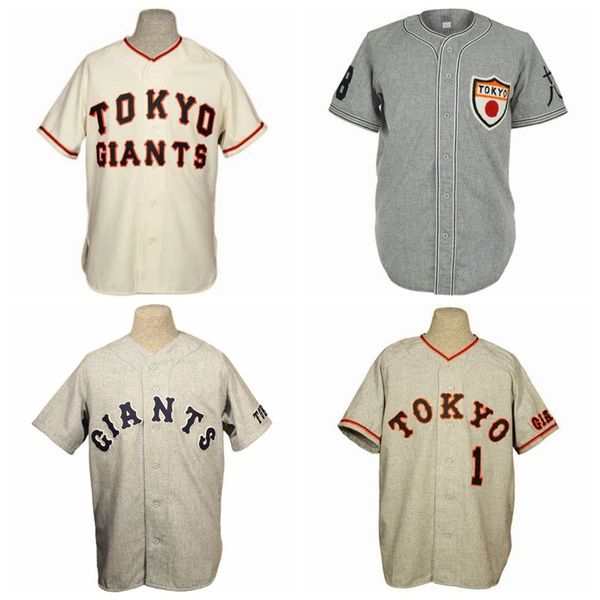 Benutzerdefinierte Sadaharu Oh Japan Baseball Jersey Hideki Matsui genäht Männer Frauen Jugend jeder Name jede Nummer doppelt genäht S-4XL
