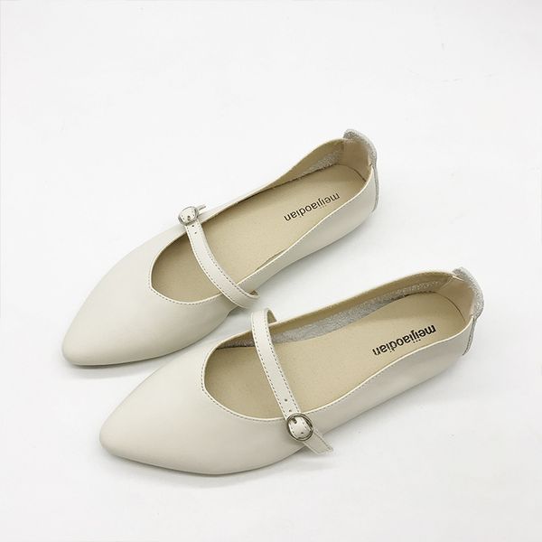 

plus size women flats mary janes shose slip on flat shoes woman ballet flats low heels wedding shoes casual c12-48, Black