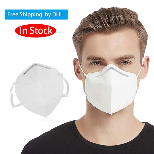 

certified kn95 without valve dust mask foldable ffp2 dustproof pm2.5 mask in