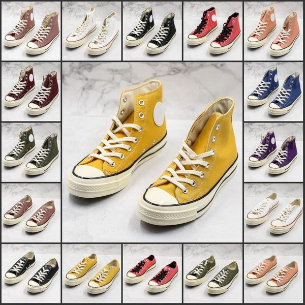 

1970 Conver Chuck Star Taylor designer Canvas Shoes Couple Classic Second Generation Upgrade Version X25 Mens Womens High Low