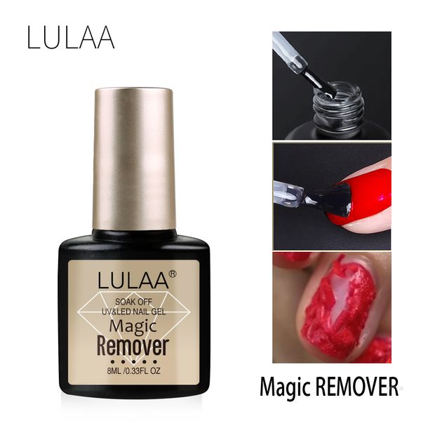 

lulaa 8ml burst magic remove uv gel nail polish gel remover soak off nail art primer acrylic clean degreaser lacquer tslm1