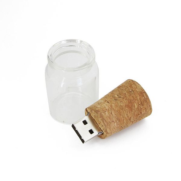 Wish Bottle USB 2.0 Enough Memory Stick Flash Pen Drive Wishing Bottle Geschenk USB Flash Drive Drift Bottle 2 GB 4 GB 8 GB 16 GB 32 GB 64 GB