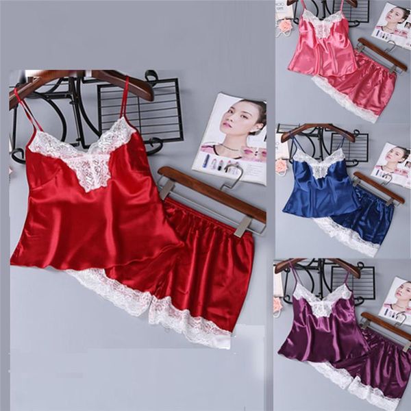 

2pc lingerie women babydoll nightdress nightgown sleepwear underwear set pour femmes pijama mujer roupa para casaz1, Blue;gray