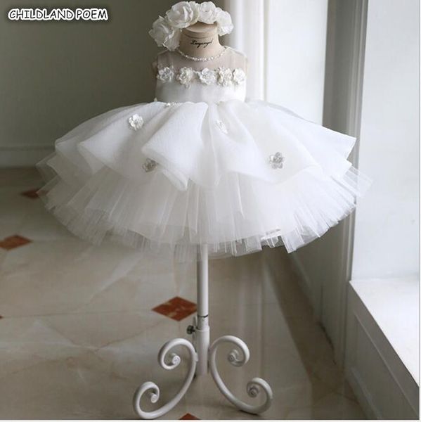 

girls dress birthday party wedding princess dress baby toddler kids dresses for girl baby christening ball gown y200226, Red;yellow