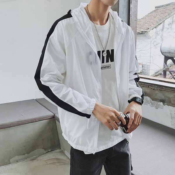 

summer thin jackets men plus 8xl 7xl 6xl mens hooded slim casual bomber jacket male sun protection clothing streetwear coats, Black;brown