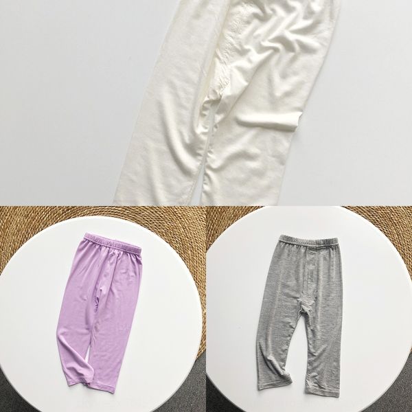 

prjmw 2020 children modal ultra-thin solid color comfortable for boys and girls tight anti-mosquito pants anti-mosquito pants underwear baby, Blue