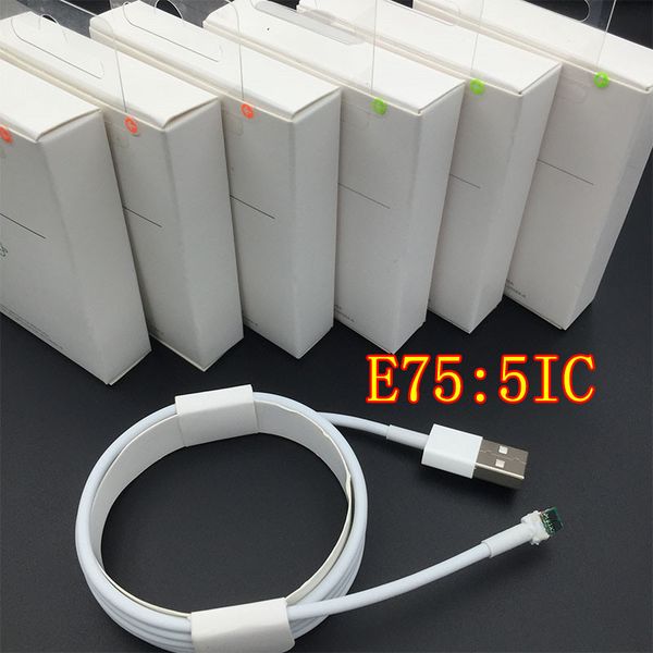 

Genuine original e75 chip od 3 0mm data u b cable for iphone 6 7 8 x plu ipad with retail box