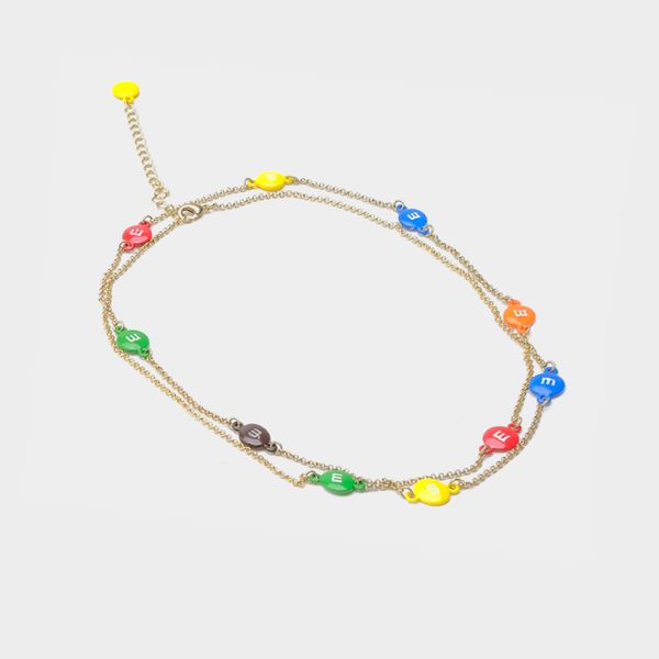 

amorita boutique fun long fashion necklace, Silver